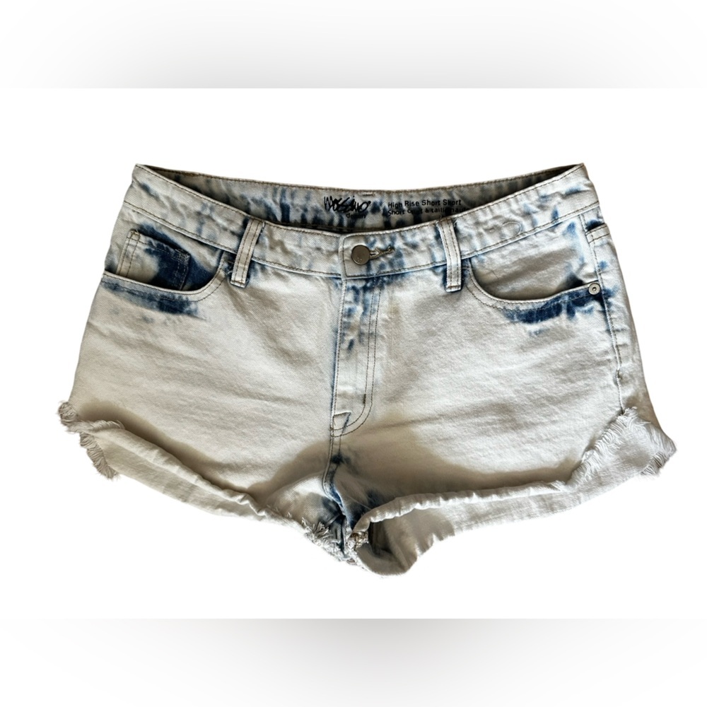 Mossimo HIGH-Rise Short Short Bleach Blue Women’s Size 10.